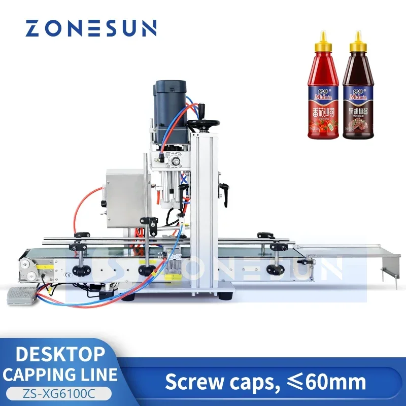 Juice Bottle Dropper - آلة تغطية الزجاجات من ZONESUN لتعبئة