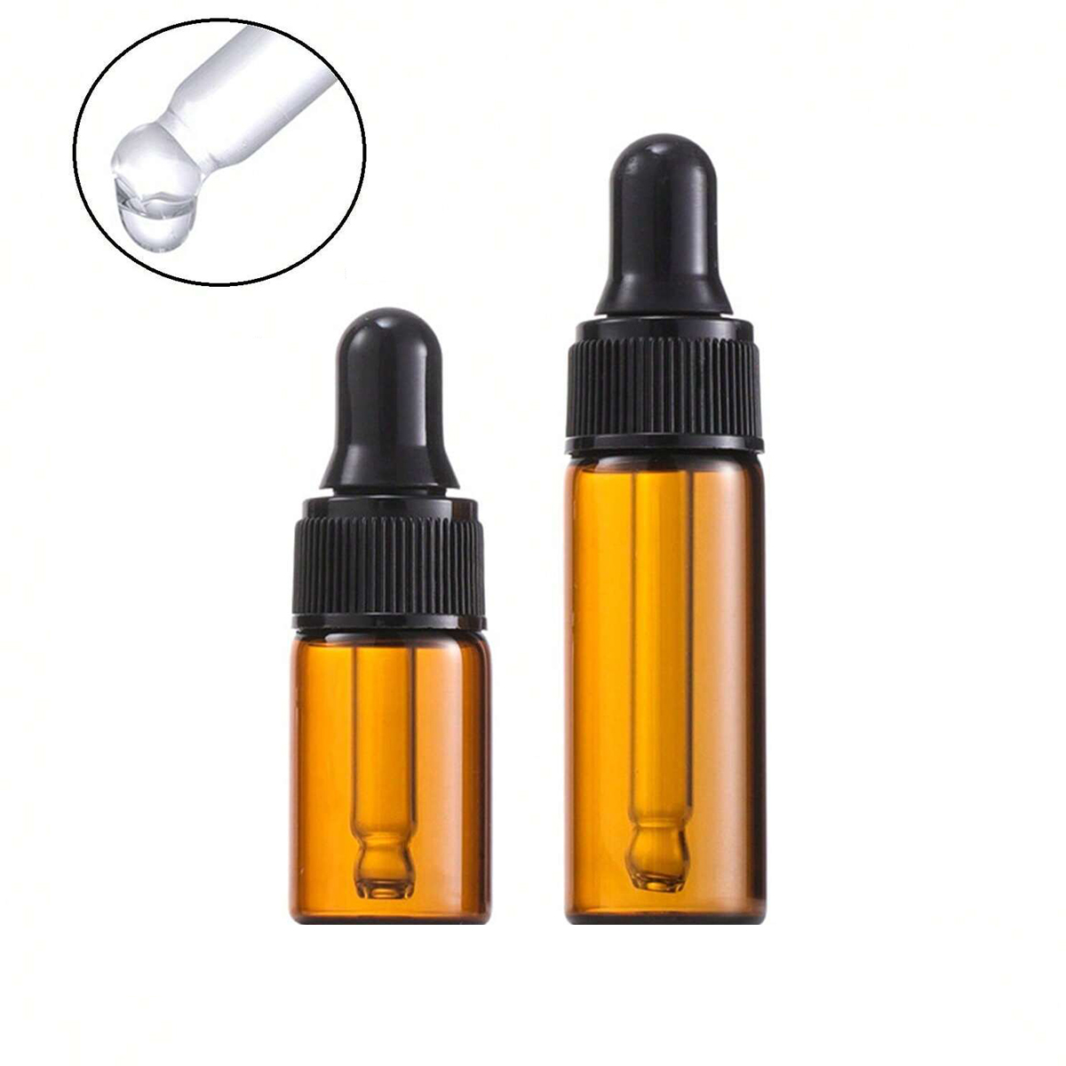 Juice Bottle Dropper - 10 قطع من زجاجات قطارة الزجاج