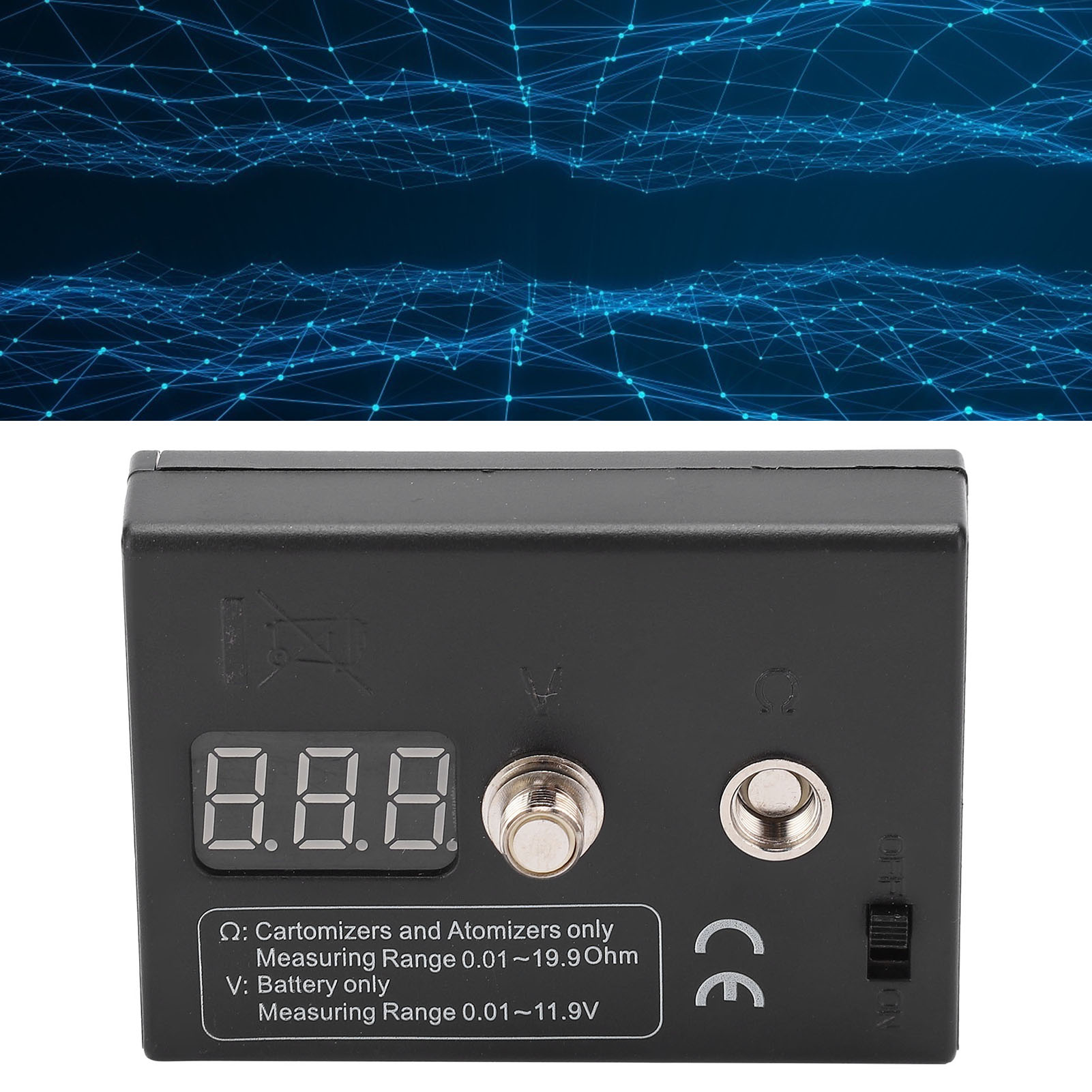 جهاز قياس المقاومة الرقمي 0.01 - مراجعة Ohm Meter Reader وسعره