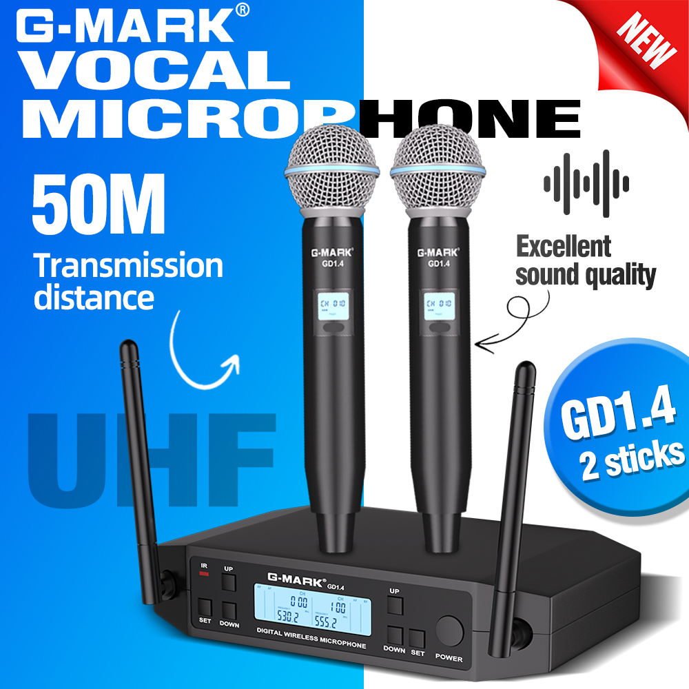 ميكروفون لاسلكي احترافي G-MARK - مراجعة Shure Mic Sm7B وسعره