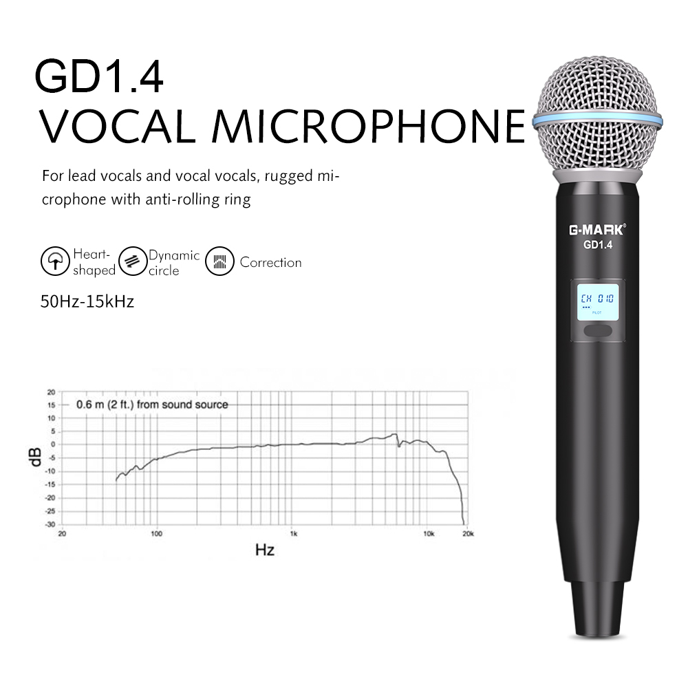 ميكروفون لاسلكي احترافي G-MARK - مراجعة Shure Mic Sm7B وسعره
