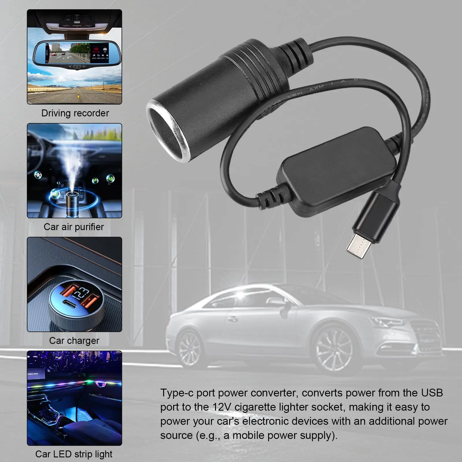 محول ولاعة سجائر من 5 فولت إلى - مراجعة Vape Accessory وسعره