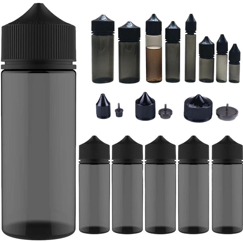زجاجات بلاستيكية سوداء فارغة ف - مراجعة Juice Bottle Dropper وسعره