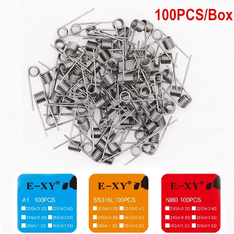100 قطعة/صندوق سلك لفائف مسبق  - مراجعة Coil Building Kit وسعره