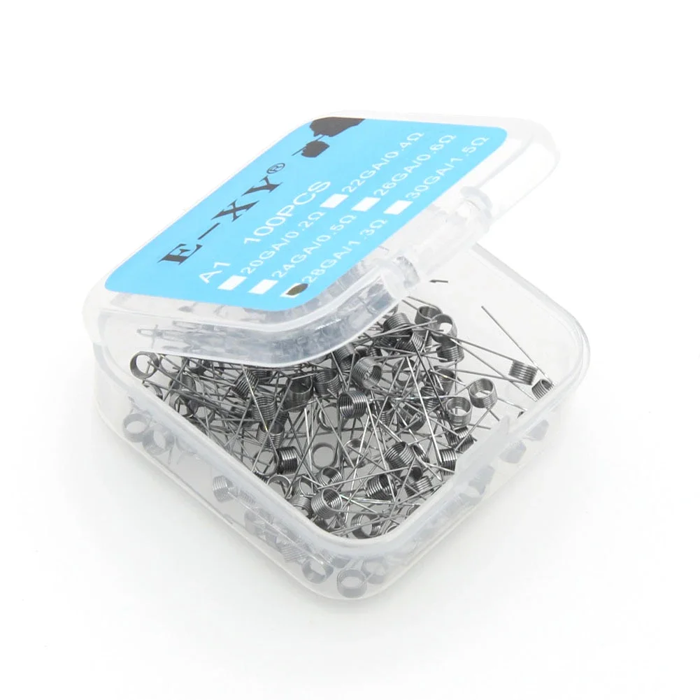 100 قطعة/صندوق سلك لفائف مسبق  - مراجعة Coil Building Kit وسعره